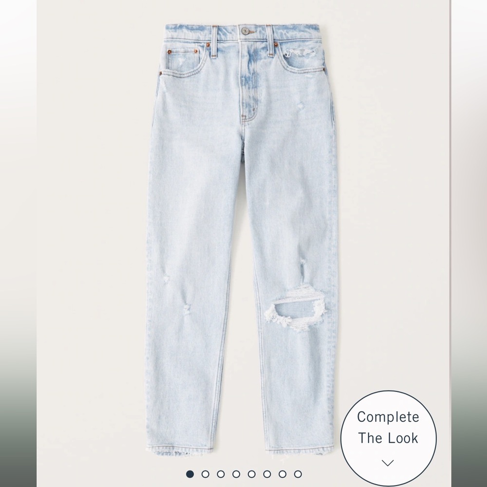 Women’s Mom High Rise Jeans Light Wash